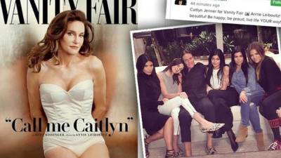 Las hermanas Kardashian y Jenner respondieron al cambio de Bruce a Caitlyn.