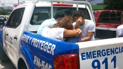 Los delincuentes fueron capturados en San Pedro Sula.