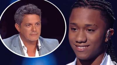 Alejandro Sanz al igual que los otros jueces criticaron la presentación del hondureño por faltarle voz.