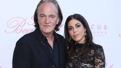 Quentin Tarantino y su esposa Daniela Pick.