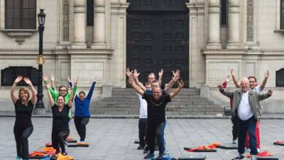 PPK estrenó su gabinete con una sesión de educación física.