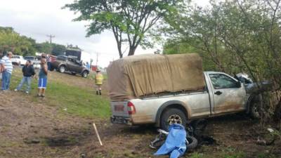 Accidente en Comayagua.