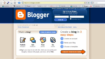 Foto Archivo. Plataforma de Blogger.