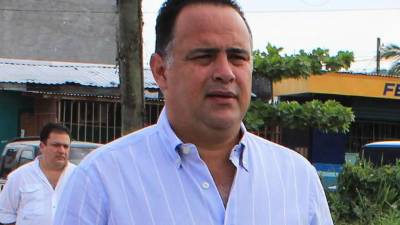 Armando Calidonio, alcalde de San Pedro Sula.