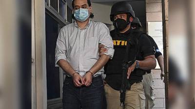 Marco Bográn en la audiencia de declaración de imputado este viernes.