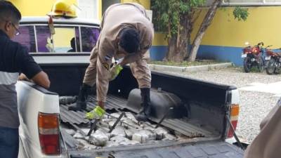 Las autoridades decomisaron el vehículo que portaba la supuesta droga.