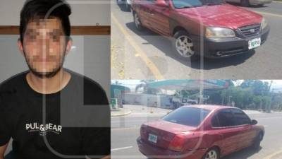 Anubis Jesús Aguilar Amaya fue detenido en San Pedro Sula.