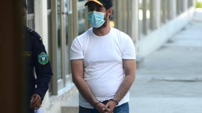 <b><span class=mln_uppercase_mln>Imputado.</span></b> Roger Lanza González guarda prisión por la muerte de su esposa Jennifer Galdámez.