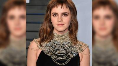 Emma Watson asistió a la fiesta de Vanity Fair de los Óscar.// Foto AFP