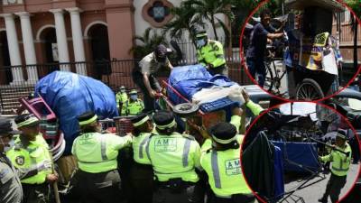 El desalojo se registró esta mañana para respetar el toque de queda decretado.