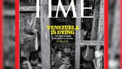 La portada de la revista Time destaca la crisis venezolana.