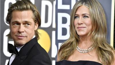 Brad Pitt y Jennifer Aniston coincidieron en los Globos de Oro 2020.