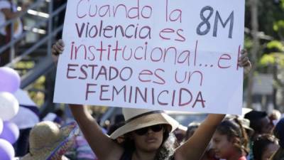 Según organizaciones feministas, Honduras es uno de los países más peligrosos para las mujeres por la creciente violencia que les afecta. EFE