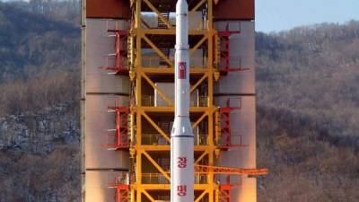 El lanzamiento lo hizo el domingo Corea del Norte. Foto: AFP/KCNA via KNS