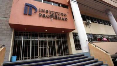 Imagen de archivo del Instituto de la Propiedad en Tegucigalpa.