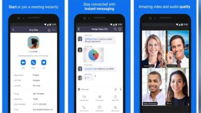 Zoom es una aplicación para hacer llamadas o reuniones virtuales.