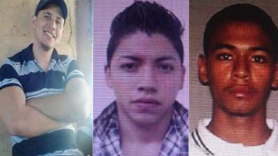 Fotografías en vida de Edgardo Ford, Yunior Pérez y Fermín Orellana.