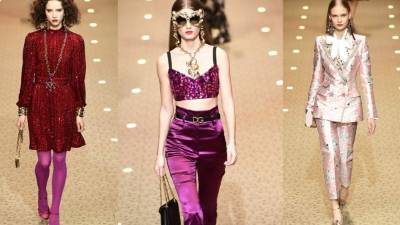 Dolce & Gabanna en su colección de invierno de este año nos propone brillos en lentejuela, cristales y en aplicaciones.