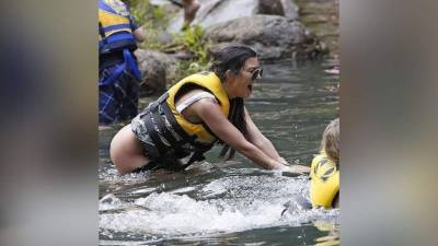 Aunque Kourtney Kardashian y Scott Disick están separados, los padres siguen disfrutando de sus hijos juntos.