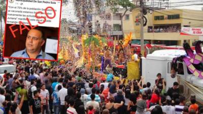 Fotografía de archivo de Feria Juniana realizada en San Pedro Sula.