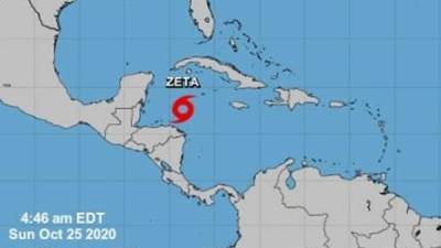 La tormenta tropical Zeta se mantiene de manera estacionaria según Cenaos/Copeco.