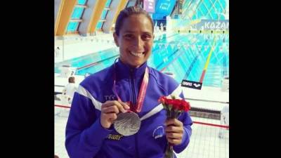 Ana Joselina es la campeona mundial en 100 metros libres en la categoría 40-44 años.