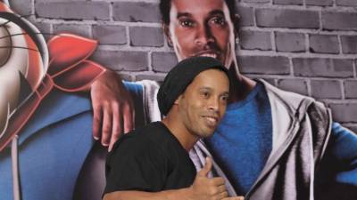 El astro brasileño durante rueda de prensa en tierras aztecas.