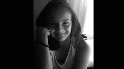 La niña sampedrana Natalia Molanphy pinta desde los cuatro años.