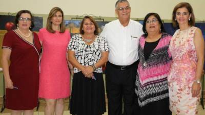 Aqua Milla, Yadira Andonie, Araminta Pereira, Juan Antonio Bendeck, Silvia Zavala y Suyapa Monterroso.