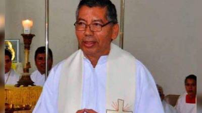 Padre Germán Flores, párroco de la catedral de Danlí.