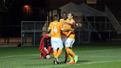 Alberth Elis sumó su segundo gol en la pretemporada con el Houston Dynamo.