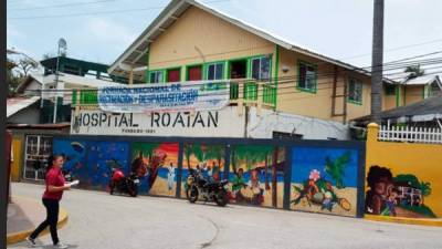 Imagen de archivo del hospital público de Roatán.