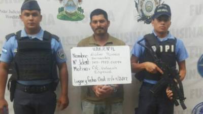 El sospechoso Guilver Romero Hernández.