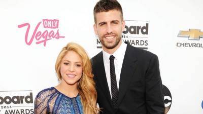 Gerard Piqué y Shakira. Foto archivo.