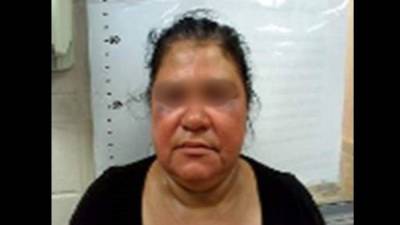 La hondureña, cuya identidad no fue dada a conocer, en una fotografía proporcionada por las autoridades norteamericanas.