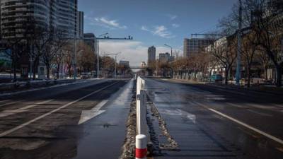 Las calles desoladas de Wuhan en China tras la masiva evacuación y aislamiento por el coronavirus.