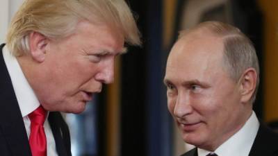 El presidente estadounidense Donald Trump y su homólogo Vladímir Putin. Foto: AFP