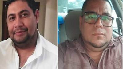 Imágenes en vida de Héctor Escalante y Mario Escobar.