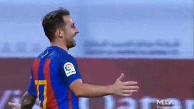 El ex del Valencia rompe su mala racha en el Barcelona.