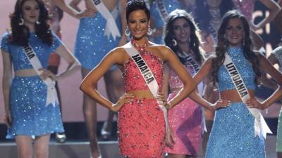 Miss Jamaica brilló en el escenario del Miss Universo.