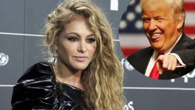 Paulina Rubio ha dicho que no es simpatizante de Donald Trump.