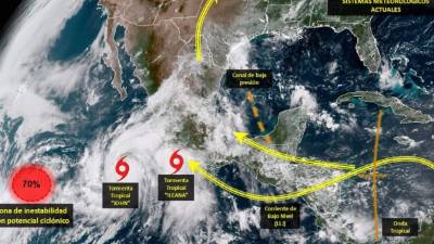 El instituto emitió una alerta de huracán para las próximas 36 horas desde Punta San Telmo en el estado de Michoacán. Foto: Twitter/Conagua Clima