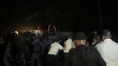 La de este sábado es la primera caravana de migrantes de la región en 2022 y salió desde San Pedro Sula, en el norte de Honduras.