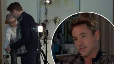 Así reaccionó Robert Downey Jr. tras las incómodas preguntas.