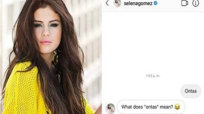 Ontas', el nuevo reto viral en el que ha caído Selena Gomez y otros famosos.