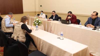 La reunión se llevó a cabo este sábado en un hotel de Tegucigalpa.