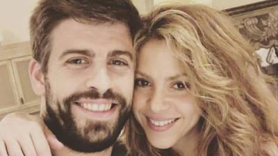 El jugador Piqué y su pareja, la cantante Shakira.