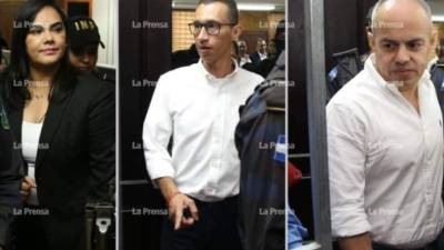 Rosa Elena de Lobo, Saúl Escobar Puerto y Mauricio Mora Padilla comparecen ante la justicia por varios delitos de corrupción. FOTO DE ARCHIVO// LA PRENSA