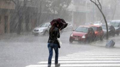 Imagen ilustrativa de fuertes lluvias en el país.