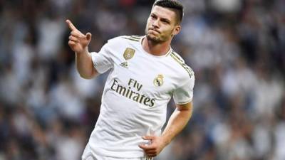 Luka Jovic tendría las horas contadas en el Real Madrid ante las pocas oportunidades.